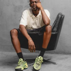 Leder Sneaker|Retro Runner*Nike Air Max Plus Drift Light Lemon Twist / Black / Stadium Green