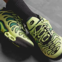 Leder Sneaker|Retro Runner*Nike Air Max Plus Drift Light Lemon Twist / Black / Stadium Green