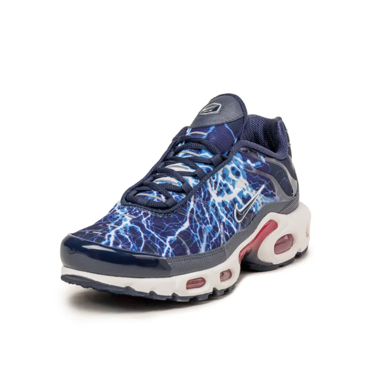 Vegane Sneaker|Retro Runner*Nike Air Max Plus *Eclair Lightning* Midnight Navy / Midnight Navy / Salsa Red