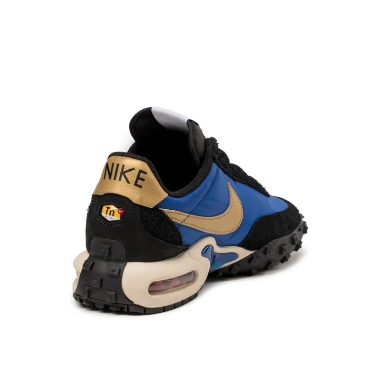 Leder Sneaker|Retro Runner*Nike Air Max Waffle SP Hyper Blue / Metallic Gold / Black