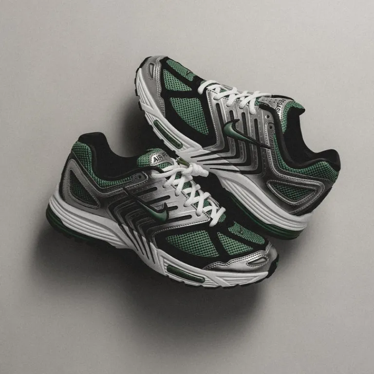 Leder Sneaker|Retro Runner*Nike Air Pegasus 2005 Metallic Silver / Bicoastal / Black / White