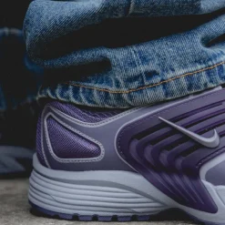Leder Sneaker|Retro Runner*Nike Air Pegasus Wave Dark Raison / Cement Grey / Metallic Silver