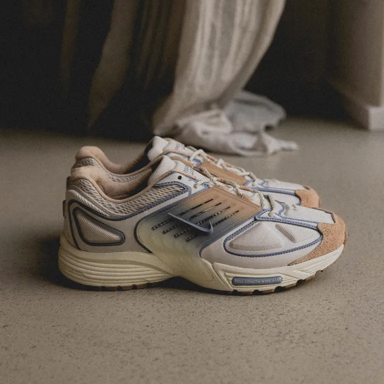 Leder Sneaker|Retro Runner*Nike Air Pegasus Wave PRM Light Orewood Brown / Ashen Slate / Phantom / Hemp
