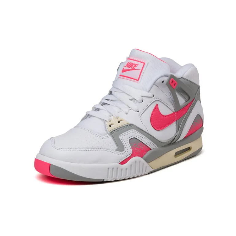 Leder Sneaker|High-Top Sneaker*Nike Air Tech Challenge 2 *Racer Pink* White / Racer Pink / Light Smoke Grey