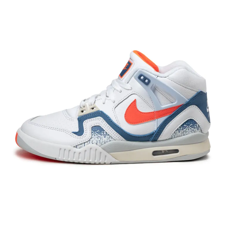 High-Top Sneaker|Leder Sneaker*Nike Air Tech Challenge 2 QS *Stone Blue* White / Tart / Stone Blue / Football Grey