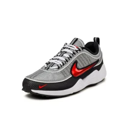 Leder Sneaker|Retro Runner*Nike Air Zoom Spiridon OG Metallic Silver / Sport Red / Black / White