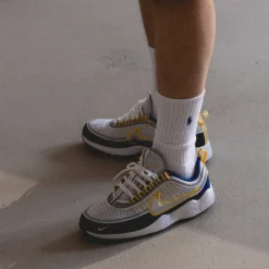 Vegane Sneaker|Weiße Sneaker*Nike Air Zoom Spiridon SP White / Metallic Silver / Deep Royal Blue / White