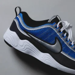 Vegane Sneaker|Retro Runner*Nike Air Zoom Spiridon SP *Signal Blue* Signal Blue / Metallic Luster / Black / White