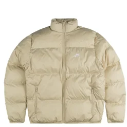 Jacken*Nike Club Puffer Jacket Sanddrift / White
