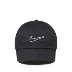 Caps & Bucket Hats*Nike Club Unstructured Swoosh Cap Black / Black