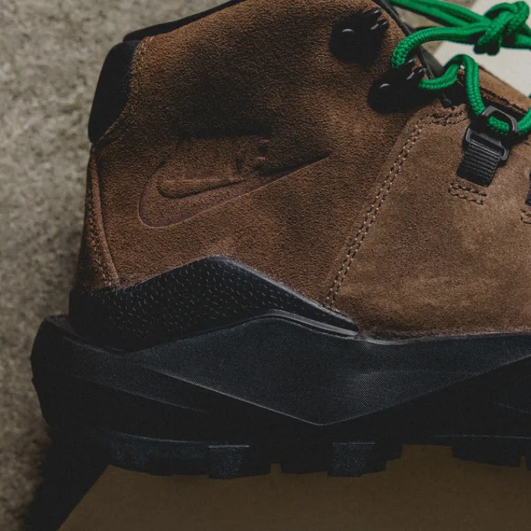 Leder Sneaker|High-Top Sneaker*Nike Cygnal Baroque Brown / Black / Black / Malachite