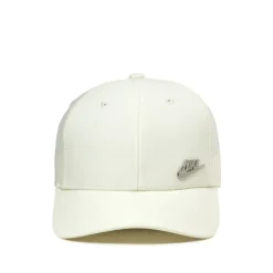 Caps & Bucket Hats*Nike Dri-Fit Club Structured Metal Logo Cap Coconut Milk / Metallic Silver