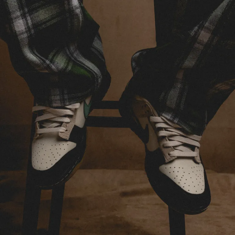 Leder Sneaker*Nike Dunk Low QS *Bicoastal* Light Orewood Brown / Bicoastal / Cream II / Black