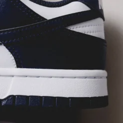 Leder Sneaker*Nike Dunk Low Retro White / Midnight Navy / White