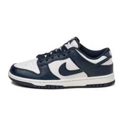 Leder Sneaker*Nike Dunk Low Retro White / Midnight Navy / White
