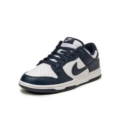 Leder Sneaker*Nike Dunk Low Retro White / Midnight Navy / White