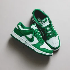 Leder Sneaker*Nike Dunk Low Retro White / Malachite