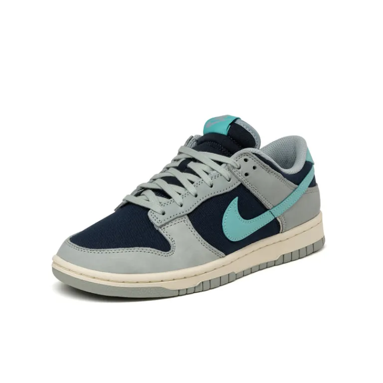 Leder Sneaker*Nike Dunk Low Retro PRM Light Pumice / Green Frost / Dark Obsidian / Coconut Milk