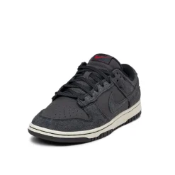Leder Sneaker*Nike Dunk Low Retro PRM Black / Off Noir / Medium Ash / Coconut Milk