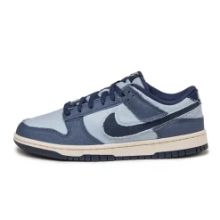 Leder Sneaker*Nike Dunk Low Retro SE *Denim* Light Armory Blue / Midnight Navy