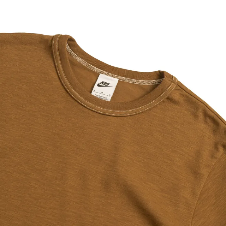 T-Shirts*Nike Life Knit Top Light British Tan / Phantom