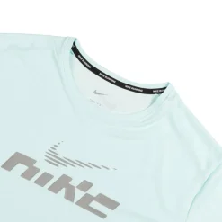 Running|T-Shirts*Nike Miler Flash Dri-FIT UV Short-Sleeve Running Top Glacier Blue / Reflective Silver