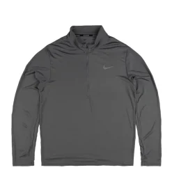 Running|T-Shirts*Nike Pacer Dri-Fit 1/2-Zip Running Top Smoke Grey / Reflective Silver