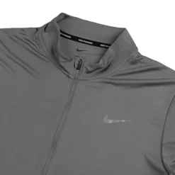 Running|T-Shirts*Nike Pacer Dri-Fit 1/2-Zip Running Top Smoke Grey / Reflective Silver