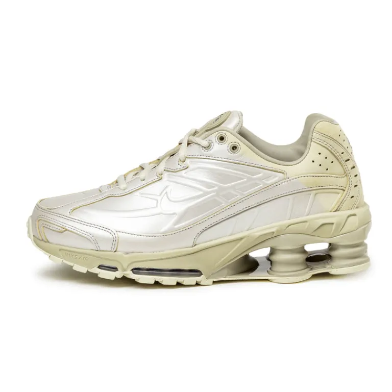 Leder Sneaker|Retro Runner*Nike Shox Ride 2 PRM Metallic Silver / Light Khaki / Desert Khaki / Khaki