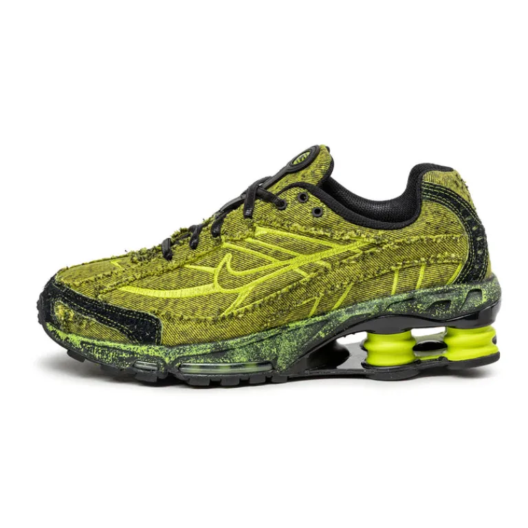 Leder Sneaker|Retro Runner*Nike Shox Ride 2 PRM Black / Bright Cactus / Cyber / Volt