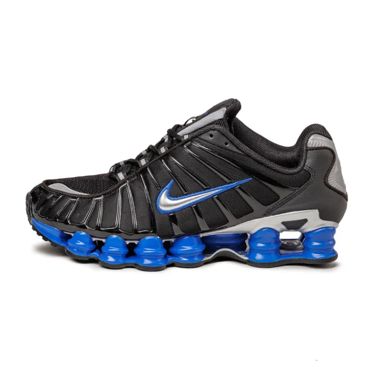 Vegane Sneaker|Retro Runner*Nike Shox TL Black / Metallic Silver / Raver Blue
