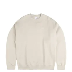 Crewnecks*Nike Solo Swoosh Crewneck Light Bone / White