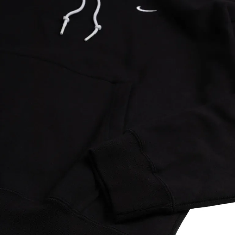 Hoodies*Nike Solo Swoosh Hoodie Black / White