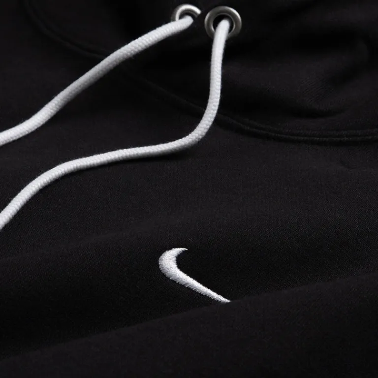 Hoodies*Nike Solo Swoosh Hoodie Black / White