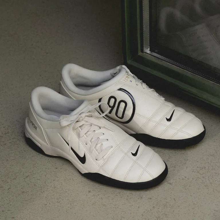 Leder Sneaker*Nike T90 SP Light Orewood Brown / Black / Black