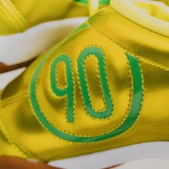 Leder Sneaker*Nike T90 SP Dynamic Yellow / Green Spark / Gum Med Brown