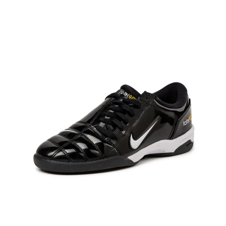Leder Sneaker*Nike T90 SP Black / White / Metallic Silver