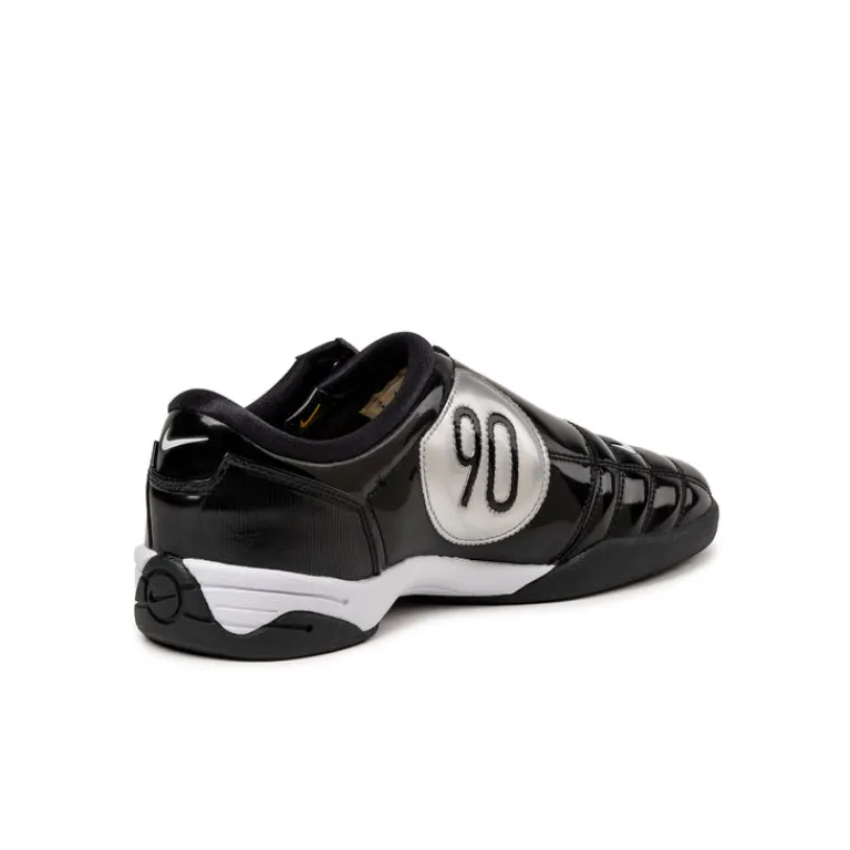 Leder Sneaker*Nike T90 SP Black / White / Metallic Silver