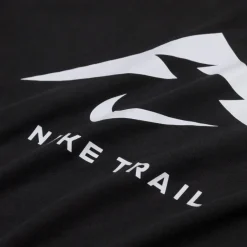 T-Shirts*Nike Trail Running T-Shirt Black / Football Grey