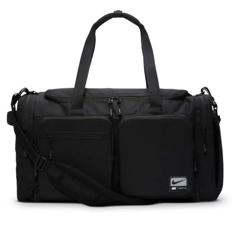 Taschen*Nike Utility Power 2.0 Duffel Bag (Medium, 51L) Black / Black / White