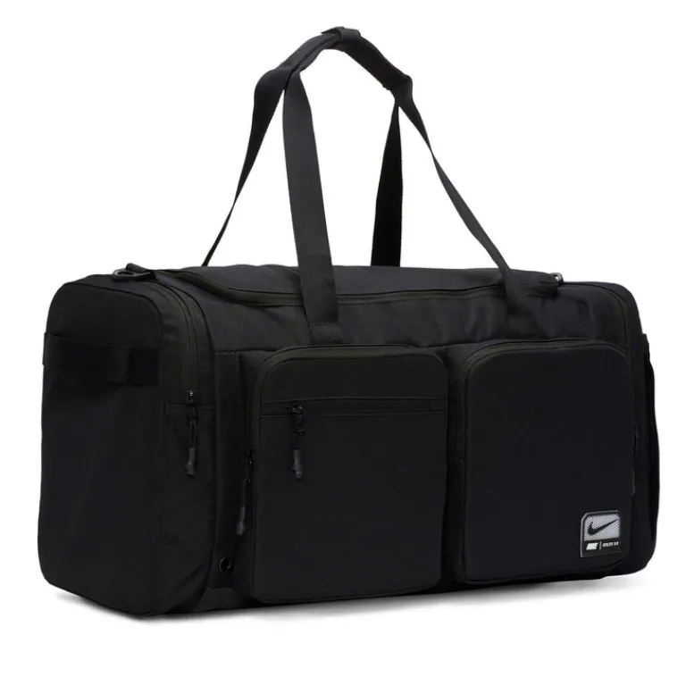 Taschen*Nike Utility Power 2.0 Duffel Bag (Medium, 51L) Black / Black / White