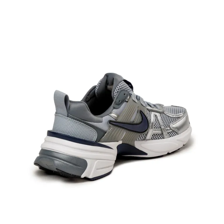 Leder Sneaker|Chunky Sneaker*Nike V2K Run Wolf Grey / Midnight Navy / Cool Grey / White