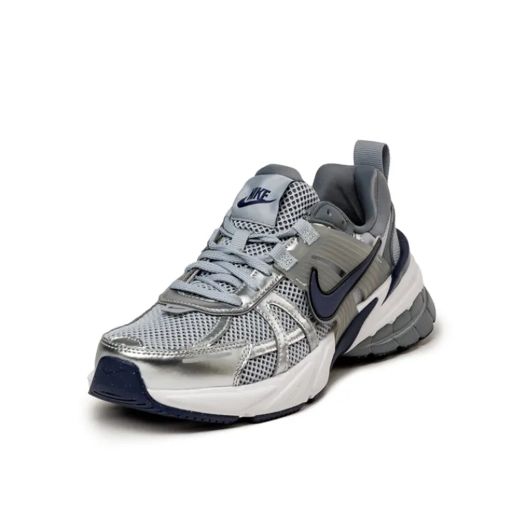 Leder Sneaker|Chunky Sneaker*Nike V2K Run Wolf Grey / Midnight Navy / Cool Grey / White