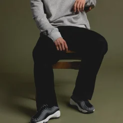 Leder Sneaker|Retro Runner*Nike Wmns Air Footscape Woven *Smoke Grey* Black / Smoke Grey / Sail