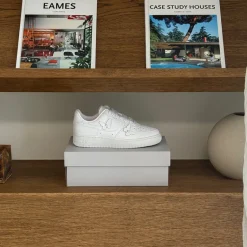 Leder Sneaker|Weiße Sneaker*Nike Wmns Air Force 1 ’07 White / White / Black