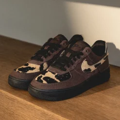 Leder Sneaker*Nike Wmns Air Force 1 '07 Baroque Brown / Baroque Brown / Sail / Black