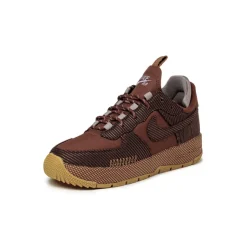 Leder Sneaker*Nike Wmns Air Force 1 *Wild* Dark Pony / Dark Pony / Light Violet Ore / Flax