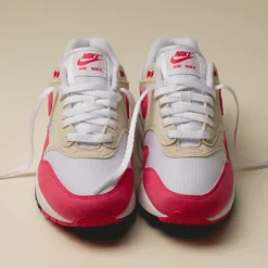 Retro Runner*Nike Wmns Air Max 1 White / Aster Pink / Light Orewood Brown / Black