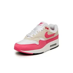 Retro Runner*Nike Wmns Air Max 1 White / Aster Pink / Light Orewood Brown / Black