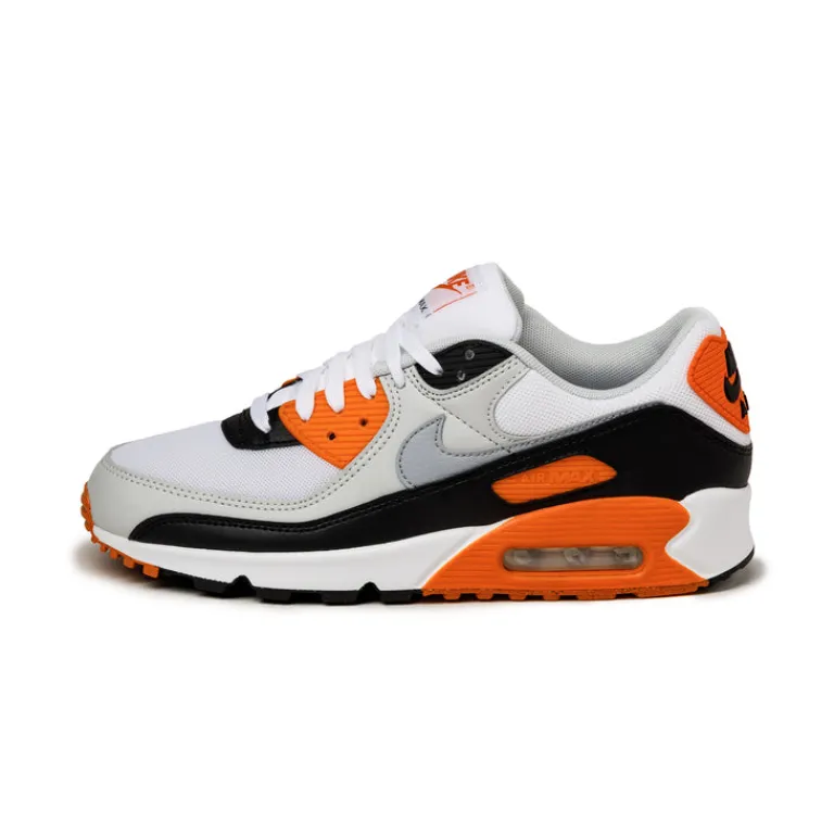 Leder Sneaker|Retro Runner*Nike Wmns Air Max 90 White / Wolf Grey / Photon Dust / Black